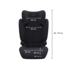 Kinderkraft I-SPARK 2 Plus i-Size otroški avtosedež, 100 do 150 cm, črn (KCISPA02BLKPL00)
