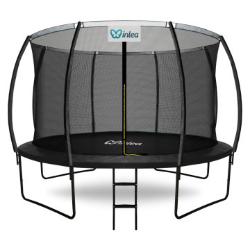Inlea ULTIMATE jump trampolin 366 cm z notranjo zaščitno mrežo - črna