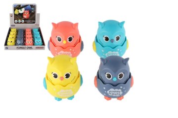 Teddies Plastična sova 7x8cm