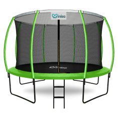 Inlea ULTIMATE jump trampolin 366 cm z notranjo zaščitno mrežo - svetlo zelena