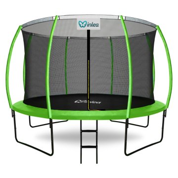 Inlea ULTIMATE jump trampolin 366 cm z notranjo zaščitno mrežo - svetlo zelena