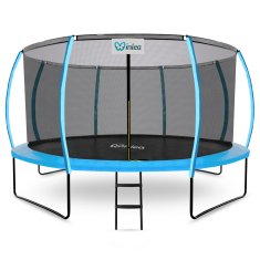 Inlea ULTIMATE jump trampolin 430 cm z notranjo zaščitno mrežo - svetlo modra
