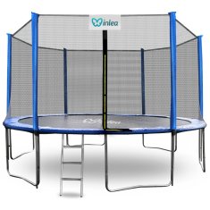 Inlea PREMIUM jump trampolin 400 cm z zunanjo zaščitno mrežo - moder