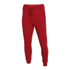 4F Hlače rdeča 185 - 188 cm/XXL SPMD350
