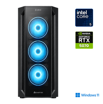 Anni Gamer Extreme računalnik, Intel Core i5-14400F, 32GB, SSD2TB, RTX 5070, W11H