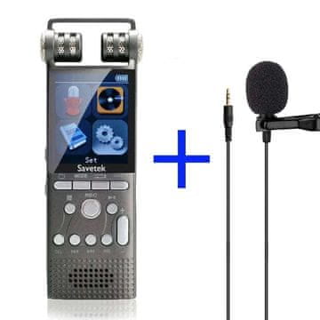 KJB KJB USB-snemalnik zvoka v pisalu, glasovno aktiviranje, 16 GB, z mikrofonom
