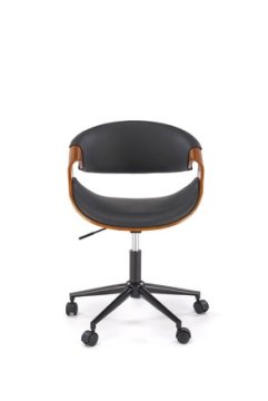 Halmar Pisarniški stol BILBO black / walnut (1p=1szt)