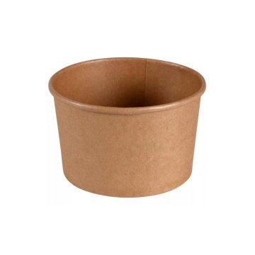 Euronova Kraft papirnata skleda / 142mm / 590ml / 50kos