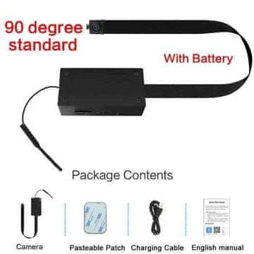 KJB Mini WiFi kamera za videonadzor z zaznavanjem gibanja standardni objektiv / kamera brez kartice