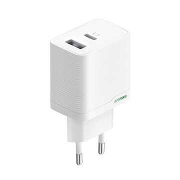 Oppo Oppo OSAB4CB4AE 45W USB-A + USB-C stenski polnilnik - bel