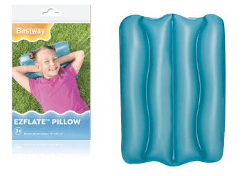 slomart Bestway Napihljiva blazina 38x25 cm, modra