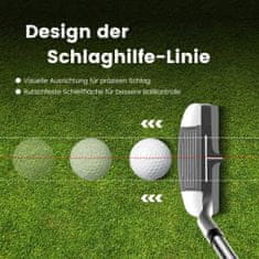 Northix Sekalnik za golf 89 cm - glava iz nerjavečega jekla, nedrseč oprijem