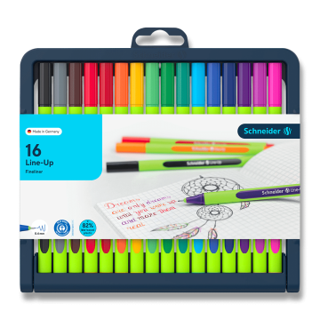 Schneider Liner Line-up - komplet 16 barv