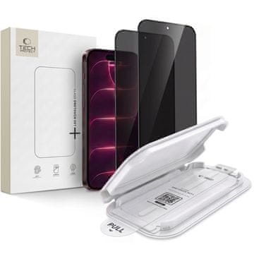 Tech-protect OneTouch Set Spy 2x zaščitno steklo za iPhone 18 Pro, črno