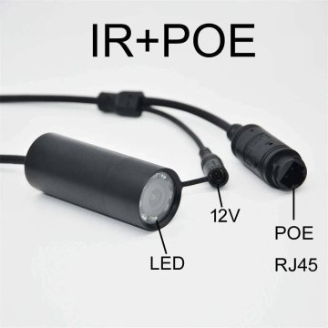 KJB Mini vodoodporna IP kamera 5 MP za nadzor pri šibki svetlobi 5 MP, IR, napajanje PoE
