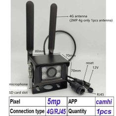 KJB Zunanja IP kamera 4G za oddaljeni nadzor 5 MP, 4G za Evropo