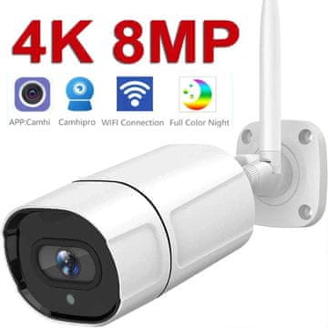 KJB Zunanja IP kamera Wi-Fi z nočnim vidom 2 MP IMX307, Wi-Fi