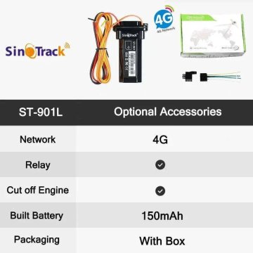KJB GPS sledilnik ST-901 za vozila ST-901L z relejem