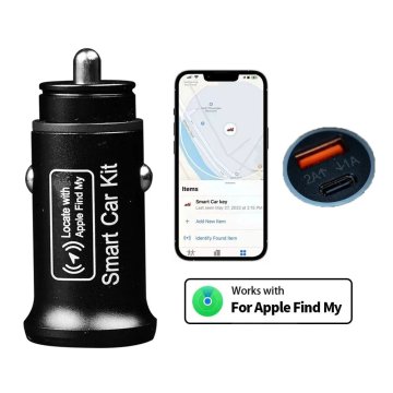 KJB Skriti lokator za vozila v obliki polnilca USB Type-C Za Apple