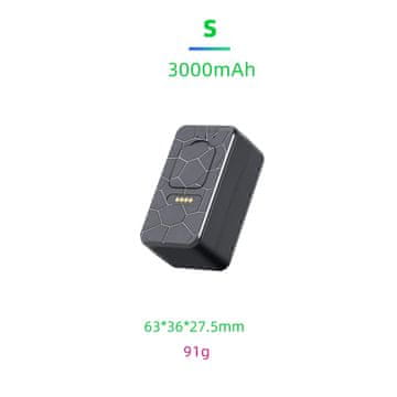 KJB Magnetni GPS sledilnik 4G za vozila in opremo S škatlo, izvedba 2