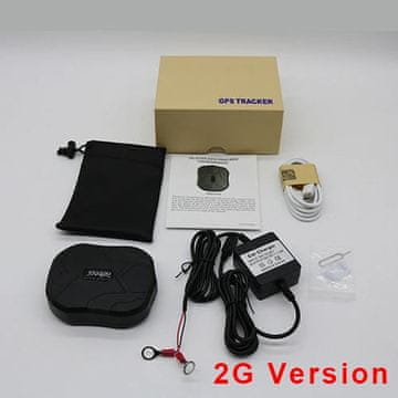 KJB Magnetni vodoodporni GPS sledilnik za vozila z baterijo 5000 mAh 2G, izvedba 2