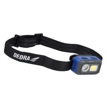 slomart Dedra Naglavna LED svetilka, 500lm, senzor gibanja, polnilna + AAA