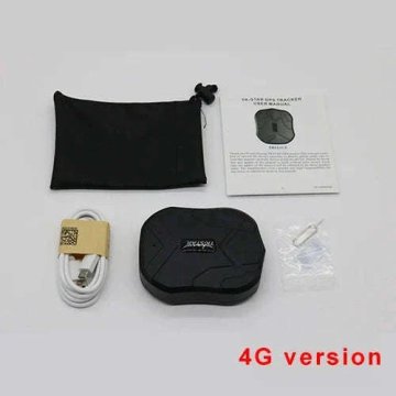 KJB GPS sledilnik za vozila z baterijo 5000 mAh in alarmom tresljajev 4G 2