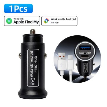 KJB Avtomobilski polnilnik 30 W USB-A in USB-C z lokatorjem 1 kos