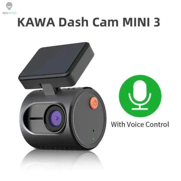 KJB Avtomobilska kamera MINI 3 1296P QHD z Wi-Fi in glasovnim upravljanjem Glasovno upravljanje, kartica 32 GB