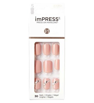 KISS Samolepilni nohti imPRESS Nails Crystal Blossom 30 kosov