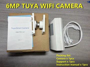 KJB Notranja Wi-Fi IP kamera 6 MP z zvokom in nočnim vidom 6 MP, objektiv 3,6 mm