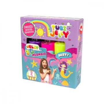 TUBI TUBAN Tubi Jelly komplet s tekočinami, 3 barve - morska deklica