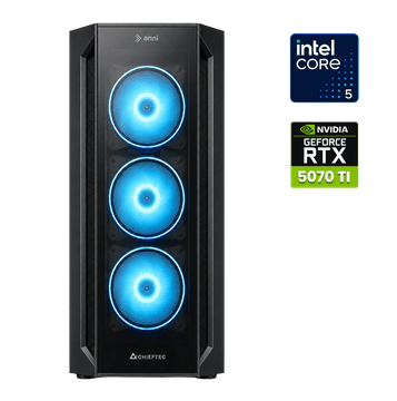 Anni Gamer Extreme računalnik, Intel Core i5-14400F, 32GB, SSD2TB, RTX 5070 Ti, FreeDOS