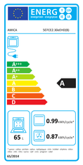 Amica 57CE2.30HD(B) električni štedilnik s steklokeramično kuhalno ploščo