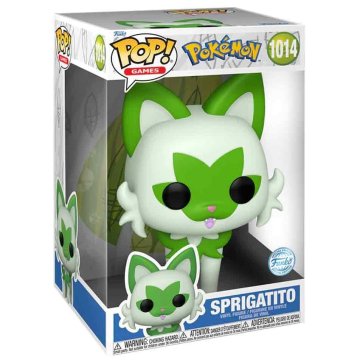 0.00023 Plišasta igrača Jumbo Pokemon Sprigatito, velikost 25 cm