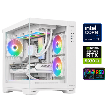 Anni Gamer Elite računalnik, Intel Core Ultra 7 265KF, 64GB, SSD2TB, RTX 5070 Ti, FreeDOS