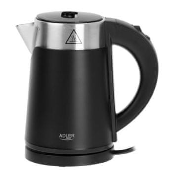 Adler Električni grelnik vode 0,6 L črna barva AD1372B
