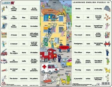 LARSEN Puzzle English 10: Rescue 54 kosov