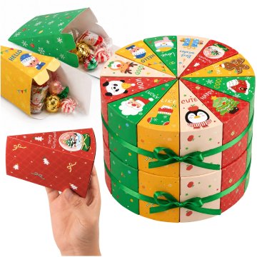 Korbi Adventni koledar za polnjenje, 24 škatlic, torta