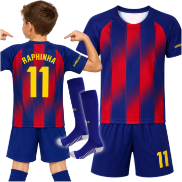 Korbi Nogometni komplet Barcelona Raphinha 11, 110–115