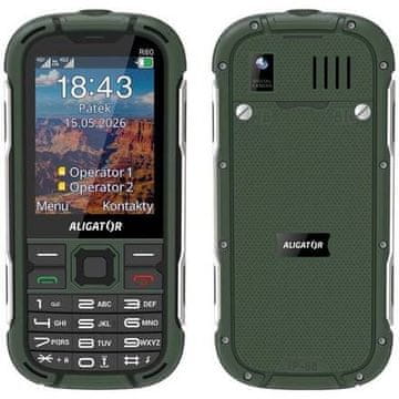Aligator Mobilni telefon R60 eXtremo Green