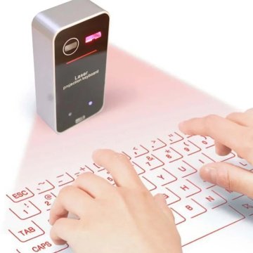 KJB Prenosna Bluetooth laserska projekcijska tipkovnica Angleška razporeditev QWERTY