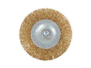 shumee 60 mm medeninasta žična krtača z držalom