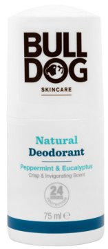 Bulldog Naravni dezodorant kroglica (naravni dezodorant pepermint in evkaliptus, svež in poživljajoč vonj) 75 ml