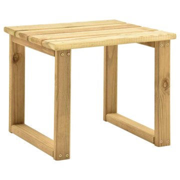 Vidaxl Mizica za ležalnik 30x30x26 cm impregnirana borovina
