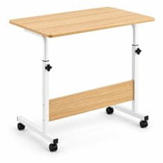 Prenosna in nastavljiva miza 68x47x7,5 cm – mobilna, nastavljiva višina, stabilna konstrukcija | EVOSTUL