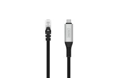Digitus Digitus USB-C na RJ45 Ethernet kabel, 1 Gbit/s, 15m
