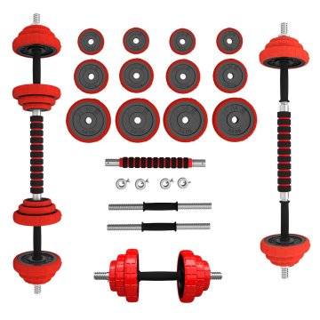 Northix Nastavljive gumirane uteži 20 kg