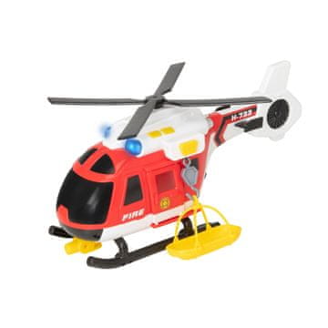 Teamsterz Velika svetlobno zvočna igrača z ognjenim helikopterjem 38 cm