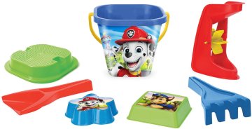 Wader Komplet igrač za pesek Paw Patrol, 7 kosov za igro na plaži